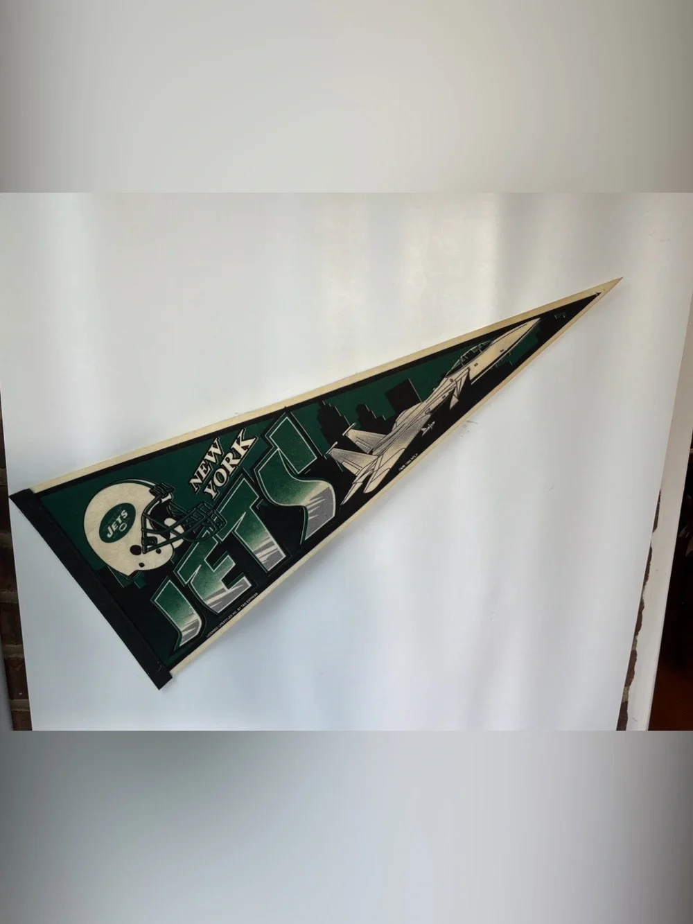 Vintage 1998 NFL New York Jets Felt Pennant Bar/Man Cave
